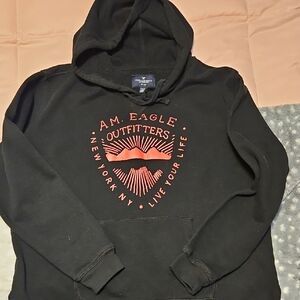 Black Hoodie - American Eagle